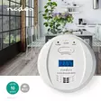 Häkävaroitin | Paristokäyttöinen | Pariston ikä jopa: 5 Vuotta | Hyssyttely / mykistystoiminto | Testipainikkeella | 85 dB | Valkoinen - Palovaroittimet ja häkävaroittimet - 5412810334889 - 5