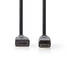 High Speed HDMI Kaapeli Ethernet | HDMI Mini | HDMI Ulostulo | 4K@30Hz | 10.2 Gbps | 0.20 m | Pyöreä | PVC | Musta | Kirjekuori - HDMI-kaapelit - 5412810269709 - 5