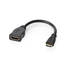 High Speed HDMI Kaapeli Ethernet | HDMI Mini | HDMI Ulostulo | 4K@30Hz | 10.2 Gbps | 0.20 m | Pyöreä | PVC | Musta | Kirjekuori - HDMI-kaapelit - 5412810269709 - 9