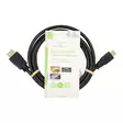 High Speed HDMI Kaapeli Ethernet | HDMI liitin | HDMI Mini | 4K@30Hz | 10.2 Gbps | 1.50 m | Pyöreä | PVC | Musta | Label - HDMI-kaapelit - 5412810427079 - 66