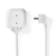 Jatkojohto | Maadoitettu virtaliitin / Tyyppi F (CEE 7/7) | 4-suuntainen | 1.50 m | 3680 W | 16 A | Maadoituksen tyyppi: Sivukontaktit | 230 V AC 50/60 Hz | Pistokannan kulma: 90 ° | H05VV-F 3G1.5mm² | Valkoinen - Jatkojohdot - 5412810323289 - 31