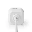 Jatkojohto | Maadoitettu virtaliitin / Tyyppi F (CEE 7/7) | 4-suuntainen | 1.50 m | 3680 W | 16 A | Maadoituksen tyyppi: Sivukontaktit | 230 V AC 50/60 Hz | Pistokannan kulma: 90 ° | H05VV-F 3G1.5mm² | Valkoinen - Jatkojohdot - 5412810323289 - 20