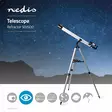 Kaukoputki | Aukko: 50 mm | Polttoväli: 600 mm | Finderscope: 5 x 24 | Maksimi työkorkeus: 125 cm | Tripod | Musta / Valkoinen - Kiikarit ja kaukoputket - 5412810330959 - 5