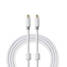 Koaksiaalikaapeli | IEC (Coax) Uros | IEC (Coax) Naaras | Kullattu | 100 dB | 75 Ohm | Tuplasuojattu | 5.00 m | Pyöreä | PVC | Valkoinen | Laatikko - Antennikaapelit - 5412810265299 - 4