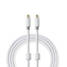 Koaksiaalikaapeli | IEC (Coax) Uros | IEC (Coax) Naaras | Kullattu | 100 dB | 75 Ohm | Tuplasuojattu | 5.00 m | Pyöreä | PVC | Valkoinen | Laatikko - Antennikaapelit - 5412810265299 - 8