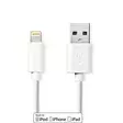 Lightning Kaapeli | USB 2.0 | Apple Lightning 8-Pin | USB-A Uros | 480 Mbps | Niklattu | 2.00 m | Pyöreä | PVC | Valkoinen | Laatikko - Lightning-kaapelit - 5412810288779 - 1