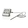 Lihalämpömittari | Ajastin / Hälytys | LCD-näyttö | 0 - 250 °C | Hopea / Musta - Nedis tuotteet - 5412810311859 - 40