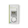 Lihalämpömittari | Ajastin / Hälytys | LCD-näyttö | 0 - 250 °C | Hopea / Musta - Nedis tuotteet - 5412810311859 - 66
