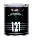 Maali Matta musta 121 1L - Metalli- ja kalustemaalit - 6412496048529 - 1