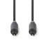Optinen Audiokaapeli | TosLink uros | TosLink uros | 2.00 m | Pyöreä | PVC | Antrasiitti | Laatikko - Audiokaapelit - 5412810265169 - 5