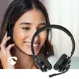 PC-headset | On-Ear-Kuulokkeet | Stereo | Bluetooth | Taitettava mikrofoni | Musta - Nedis tuotteet - 5412810418589 - 5