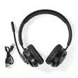 PC-headset | On-Ear-Kuulokkeet | Stereo | Bluetooth | Taitettava mikrofoni | Musta - Nedis tuotteet - 5412810418589 - 75