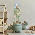 Pastelowe Dinosaurukset pituusasteikolla -sisustustarra 147cm, vihreä/sininen - Sisustustarrat ja tapetit - TN-226979 - 2