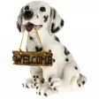 Puutarhapatsas Koira 24 cm Welcome -kyltti - Pihakoristeet - 6410413294769 - 1