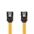 SATA kaapeli | 6 Gbps | SATA 7-Pin naaras | SATA 7-Pin naaras | Niklattu | 0.50 m | Litteä | PVC | Keltainen | Laatikko - Tietokone ja verkko - 5412810422289 - 1