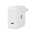 Seinälaturi | 100 W | GaN | 3.0 / 5.0 A | Lähtöliitäntöjen määrä: 1 | USB-C | Automaattinen Jännitteen Valinta | Valkoinen - Yleisvirtalähteet ja adapterit - 5412810397679 - 40