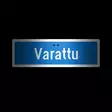 Sekure 3 mm 50x16 cm "Varattu" alumiinikyltti - Opaste- ja varoituskyltit - 6438014353579 - 2