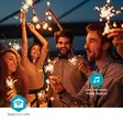 SmartLife-koristevalot | Partylight | Wi-Fi | Lämmin Valkoinen | 10 LED's | 9.00 m | Android | Polttimon halkaisija: 45 mm - Koristevalot - 5412810417339 - 54