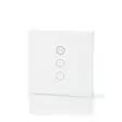 SmartLife Seinäkytkin | Päivänvarjo / Sulkija / Verho | Seinäkiinnitys | 300 W | Android / IOS | Lasi | Valkoinen - Kytkimet - 5412810272839 - 40