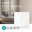 SmartLife Seinäkytkin | Päivänvarjo / Sulkija / Verho | Seinäkiinnitys | 300 W | Android / IOS | Lasi | Valkoinen - Kytkimet - 5412810272839 - 5