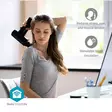 SmartLife Urheiluhierontapistooli | Akkukäyttöinen | Ladattava | 5 Hierontatilaa | Kartiomainen pää / Kiristysnyörilaukku / Litteä pää / Pallomainen pää / U-muotoinen pää | Tummanharmaa - Lihasrentouttajat ja hieronta - 5412810447329 - 51