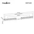 Soundbar-teline | Sopii käytettäväksi: Sonos® Arc | Seinä | 10 kg | Kiinteä | ABS-Muovi / Teräs | Musta - Kaiutintelineet - 5412810404049 - 80
