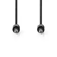 Stereoäänikaapeli | 6.35 mm uros | 6.35 mm uros | Niklattu | 2.00 m | Pyöreä | Musta | Label - Audiokaapelit - 5412810420209 - 10