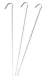 Telttakoukut 10 kpl - Teltat, laavut, riippumatot - 6410412606549 - 2
