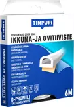 Tiiviste Timpuri D 6 m valkoinen - Ikkuna- ja ovitiivisteet - 6418091706239 - 1
