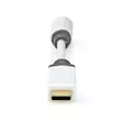 USB-C Sovitin | USB 2.0 | USB-C Uros | 3.5 mm naaras | 0.10 m | Pyöreä | Kullattu | PVC | Valkoinen | Laatikko - Tietokone ja verkko - 5412810336609 - 11