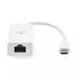 USB-verkkosovitin | USB 3.2 Gen 1 | 1 Gbps | USB-C Uros | RJ45 Naaras | 0.20 m | Pyöreä | Niklattu | Tinattu Kupari | Valkoinen | Laatikko - Tietokone ja verkko - 5412810289189 - 11