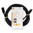 USB kaapeli | USB 3.2 Gen 1 | USB-C Uros | USB-C Naaras | 60 W | 4K@60Hz | 5 Gbps | Niklattu | 2.00 m | Pyöreä | PVC | Musta | Label - Tietokone ja verkko - 5412810422029 - 66