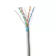CAT6 verkkokaapelin rulla | Solid | F/UTP | CCA | 50.0 m | Sisäkäyttöinen | Pyöreä | PVC | Harmaa | Vetolaatikko - Tietokone ja verkko - 5412810401949 - 10