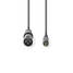 Balansoimaton Audiojohto | XLR 3-Pin uros | RCA Uros | Niklattu | 3.00 m | Pyöreä | PVC | Tummanharmaa | Pahvikotelo - Audiokaapelit - 5412810295449 - 2