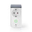 SmartLife Älypistorasia | IP44 | Virtamittari | 3680 W | Maadoitettu virtaliitin / Tyyppi F (CEE 7/7) | -30 - 40 °C | Android / IOS | Harmaa / Valkoinen | 1 kpl - Älypistorasiat - 5412810317219 - 3