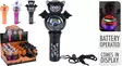 Halloween valosauva 12cm led-efekteillä – hauska paristokäyttöinen valokeppi juhliin ja leikkeihin - Juhlakoristeet - 8719987628689 - 1
