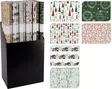 Joululahjapaperi 70x200?cm – premium-laatuinen käärepaperi juhlavilla pastellisävyillä ja tyylikkäillä kuvioilla - Pakkaus ja paketointi - 8721037725569 - 1
