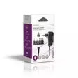 AC Yleisvirtalähde | 12 W | 3 / 4.5 / 5 / 6 / 7.5 / 9 / 12 V DC | 1.80 m | 2.0 A | 6 plug(s) | Musta - Yleisvirtalähteet ja adapterit - 5412810267149 - 69