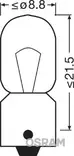 Ajovalopolttimo T4 2kpl - Lasikantapolttimot - 4050300647609 - 2