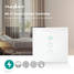 SmartLife Seinäkytkin | Päivänvarjo / Sulkija / Verho | Seinäkiinnitys | 300 W | Android / IOS | Lasi | Valkoinen - Kytkimet - 5412810272839 - 17