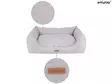 Amiplay Montana koiranpeti sohva M 68x56x18cm vaaleanharmaa - Koiran pedit - TN-227019 - 6