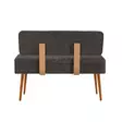 Atlantic Pine Anthracite Pankki - 100% Melamiinipinnoitettu Lastulevy, 110x82,5x40 cm, PVC-jalat, 31 cm Korkeus -  - 19-19-8683742499749 - 2