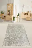 Beige eteisen matto käytävämatto 60x140 cm - 100% Polyesteri, Antibakteerinen, Konepestävä, Liukumaton, 10 mm Paksuus - Pienet matot ja käytävämatot - 8681875894899 - 2