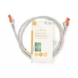 CAT6 Verkkokaapeli | RJ45 uros | RJ45 uros | U/UTP | 1.00 m | Pyöreä | PVC | Harmaa | Label - Tietokone ja verkko - 5412810452569 - 66