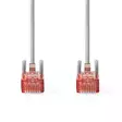 CAT6 Verkkokaapeli | RJ45 uros | RJ45 uros | U/UTP | 1.00 m | Pyöreä | PVC | Harmaa | Label - Tietokone ja verkko - 5412810452569 - 10