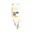 CAT7 verkkokaapeli | S/FTP | RJ45 uros | RJ45 uros | 0.25 m | Snagless | Pyöreä | LSZH | Harmaa | Label - Tietokone ja verkko - 5412810452859 - 66