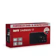 DABMAN 17 kannettava DAB+/FM-radio Bluetooth-mustalla - Radiot ja MP3/4-soittimet - 4024035128009 - 69