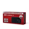 DABMAN 17 kannettava DAB+/FM-radio Bluetooth-mustalla - Radiot ja MP3/4-soittimet - 4024035128009 - 67