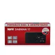 DABMAN 17 kannettava DAB+/FM-radio Bluetooth-mustalla - Radiot ja MP3/4-soittimet - 4024035128009 - 66