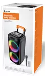 Denver viihdekeskus LED-valoilla ja 2 x  - Bluetooth kaiuttimet - 5706751074349 - 5